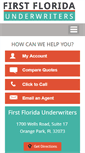 Mobile Screenshot of firstfloridaone.com